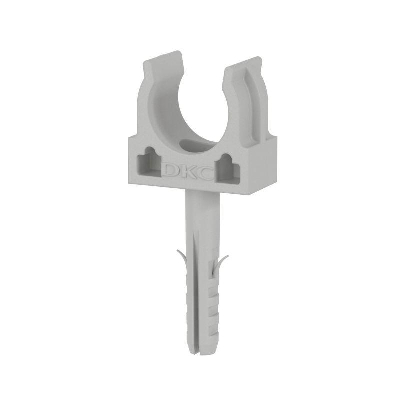 Держатель для труб (клипса) d16мм+дюбель с винтом DKC 51316