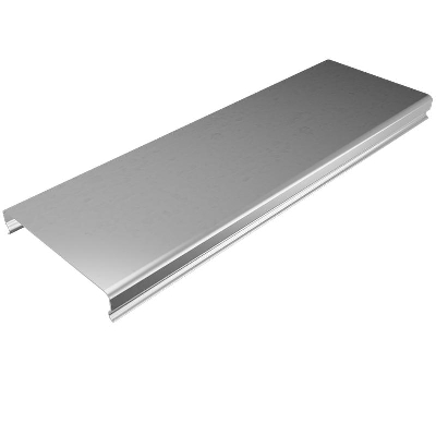 Крышка для лотка осн.200 L3000 сталь 0.55мм KLplus200х0.55х3000 "ПЛЮС" оцинк. КМ PL0403