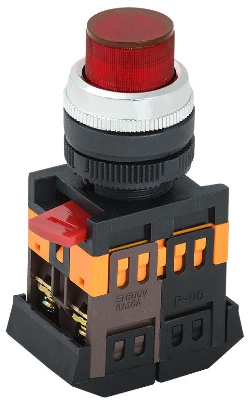 Кнопка ABLFP-22 кр. 1з+1р ИЭК BBT20-ABLFP-K04