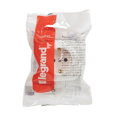 Розетка 1-м ОП Quteo 16А защ. шторки с заземл. бел. Leg 782220