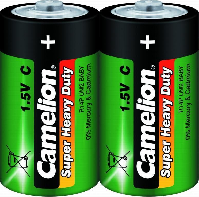 Элемент питания солевой R R14 (шринка 2шт) Camelion 1661