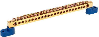 Шина нулевая ШНИ 8х12-24-У2-С на 2-х угл. изол. ИЭК YNN10-812-24C2-K07