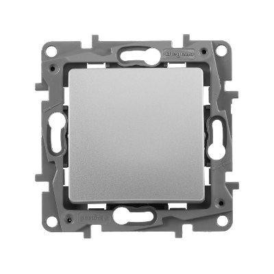 Механизм выключателя 1-кл. СП Etika 10АX безвинт. зажимы алюм. Leg 672401