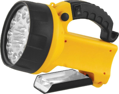 Фонарь UF3712LED (аккум 220В/12В жел. 19 LED; 4В 2Ач пласт. короб) Ultraflash 8310