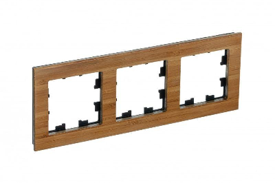 Рамка 3-м ATLASDESIGN NATURE дерево бамбук SchE ATN353203