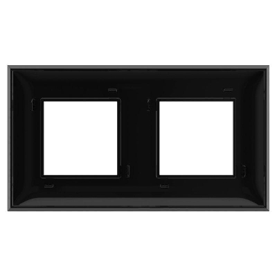Рамка 4мод. ARTLEBEDEV Avanti "Черный квадрат" DKC 4402904