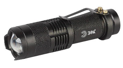 Фонарь UB-602 универсальный "Компакт" 3Вт 1хAA алюм. изменяемый фокус прищепка блист. ЭРА Б0027826