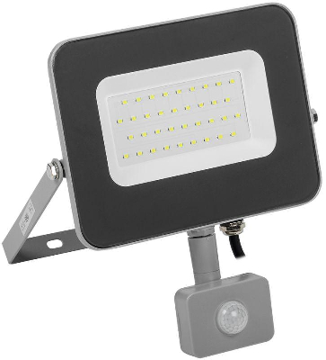 Прожектор СДО 07-30Д LED 30Вт IP44 6500К с датчиком движ. сер. ИЭК LPDO702-30-K03
