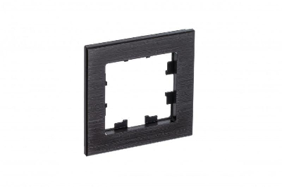 Рамка 1-м ATLASDESIGN NATURE металл оникс SchE ATN312301