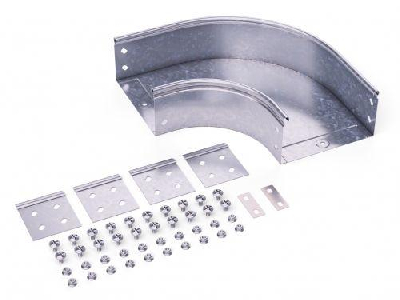 Угол для лотка горизонтальный 90град. 150х80 CPO 90 в комплекте с крепеж. элементами DKC 36023K