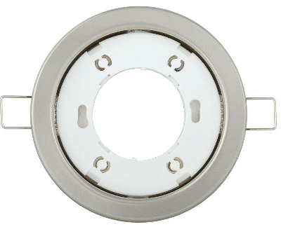 Светильник встраиваемый под лампу GX53 хром матовый ИЭК LUVB0-GX53-1-K27