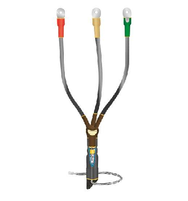 Муфта кабельная концевая внутренней установки 10кВ КВТпН 3х(70-120мм) с болтовыми наконечниками Нева-Транс Комплект 22020055