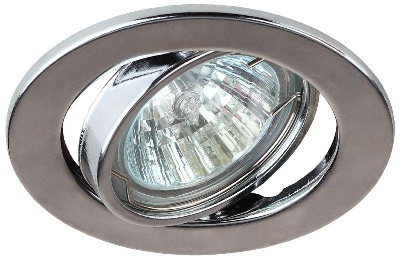 Светильник ST2A CH штампован. поворот. MR16 12В 50Вт хром ЭРА C0043807