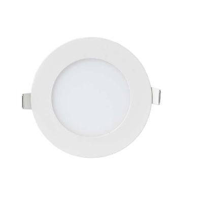 Светильник светодиодный ДВО RLP-eco 6Вт 230В 4000К 420Лм 120/100мм IP40 бел. IN HOME 4690612009995