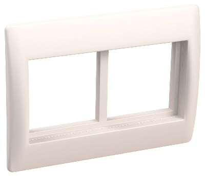 Рамка 4мод. Праймер с суппортом 75мм бел. ИЭК CKK-40D-RSU4-075-K01