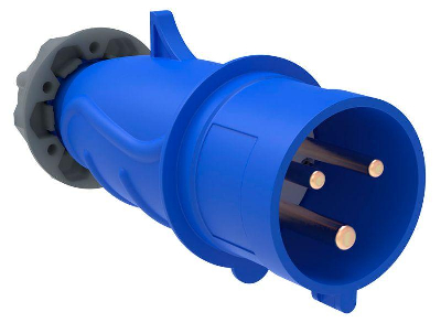 Вилка эл. каб. 16А 2P+PE 220В IP44 MAGNUM ССИ-013 ИЭК PSN01-016-3