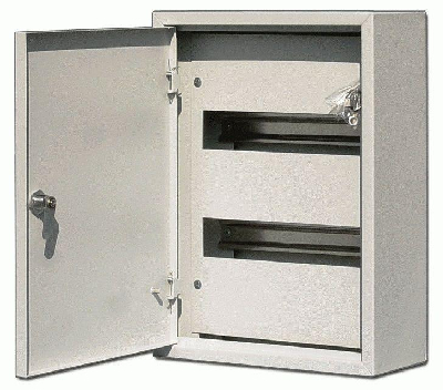 Корпус метал. навес. 400х300х120 24мод. IP31 ЩРН-24 SchE 30203DEK