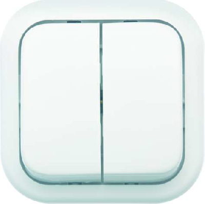 Выключатель 2-кл. ОП Валентина  10А IP20 А56-025 бел. Кунцево 7634