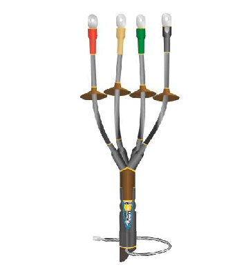 Муфта кабельная концевая наружной установки 1кВ КНТпН 4х(150-240мм) с болтовыми наконечниками Нева-Транс Комплект 22020098