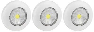 Фонарь SB-502 NEW пушлайт "Аврора" COB 3хAAA бел. (уп.3шт) ЭРА Б0031041