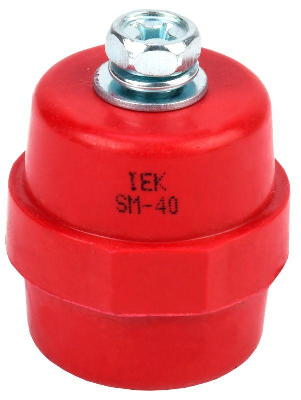 Изолятор SM40 (М8) силовой с болтом ИЭК YIS11-40-12-B