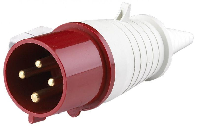 Вилка эл. каб. 32А 3P+E+N 380В тип. роз. 025 IP44 SchE 26006DEK