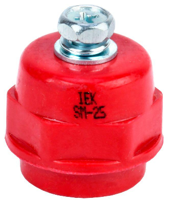 Изолятор SM25 (М6) силовой с болтом ИЭК YIS11-25-06-B