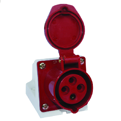 Розетка наруж. уст. 16А 380В 3P+РЕ IP44 (114) EKF ps-114-16-380
