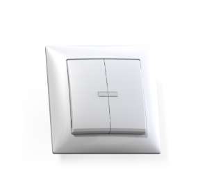 Выключатель 2-кл. СП Селена 10А IP20 С510-397 с индик. бел. Кунцево 8104