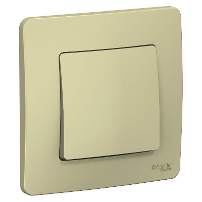 Выключатель 1-кл. СП BLANCA (сх.1) 10А 250В беж. SchE BLNVS010107