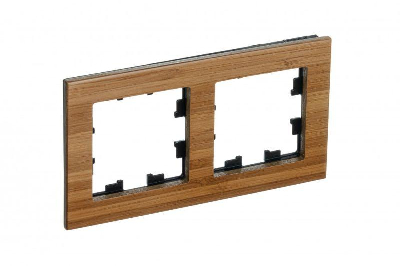 Рамка 2-м ATLASDESIGN NATURE дерево бамбук SchE ATN353202