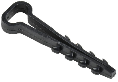 Дюбель-хомут d5х8мм для круглого кабеля нейлон черн. (уп.100шт) ИЭК UHH36-5-8-100