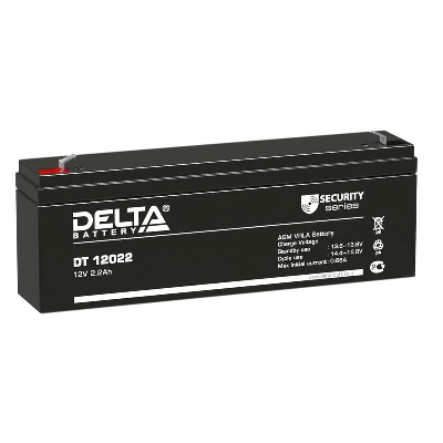 Аккумулятор 12В 2.2А.ч Delta DT 12022