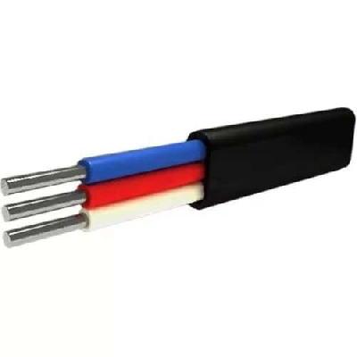 Кабель АВВГ 3х2.5 плоский Ч (бухта) (м) Альгиз К ФР-00000423