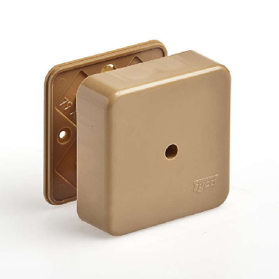 Коробка универсальная для кабель-каналов 80х80х25 кор. IP40 Рувинил 65005К