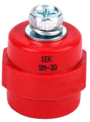 Изолятор SM30 (М8) силовой с болтом ИЭК YIS11-30-08-B