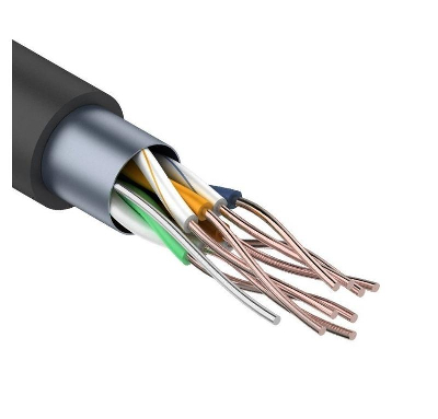 Кабель FTP 4х2х24AWG кат.5е медь наруж. прокл. бухта (м) Rexant 01-0146