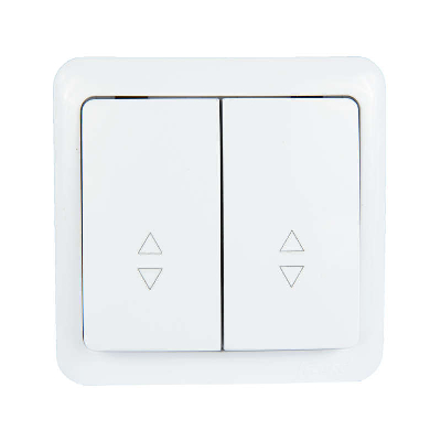 Выключатель 2-кл. ОП VIOLA проходной 10А IP20 бел. LEZARD 751-0200-106