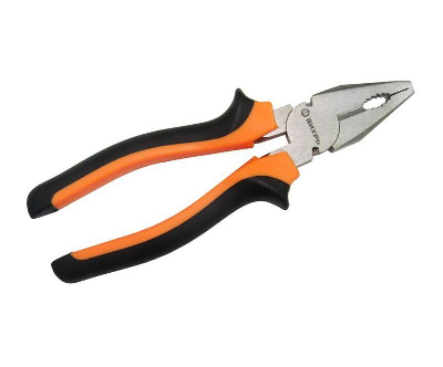 Плоскогубцы (пассатижи) 160мм никелированные двухкомпонентные рукоятки Вихрь 73/6/3/6