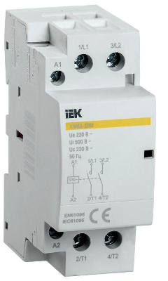 Контактор модульный КМ63-20М AC ИЭК MKK11-63-20
