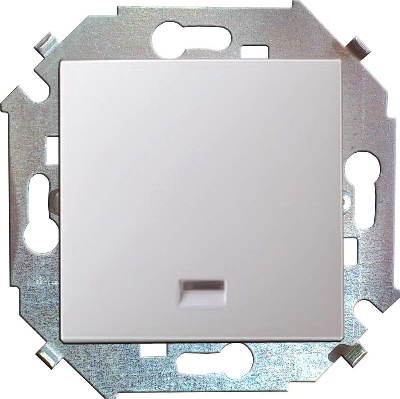 Механизм выключателя 1-кл. СП Simon15 16А IP20 с индик. бел. Simon 1591104-030