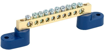 Шина нулевая ШНИ-6х9-10 У2-С на 2-х. угл. изол. ИЭК YNN10-69-10C2-K07